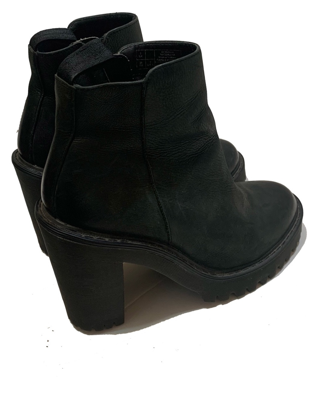 Dr. Martens Black Leather magdalena boots